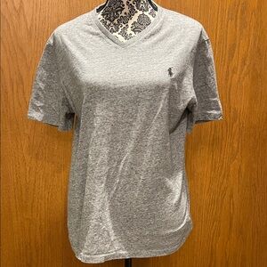 Polo Ralph Lauren Heather Gray V-Neck Tee